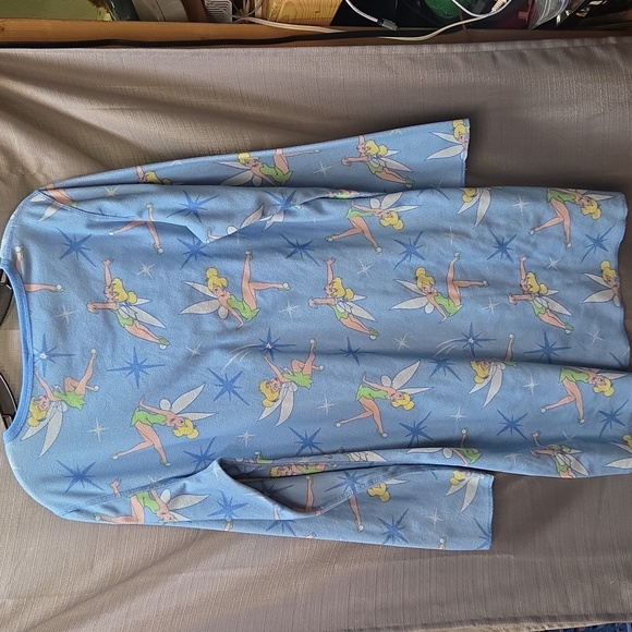 Disney's Tinkerbell Sleeo Shirt And Lounge Pants Adult Size L - Picture 3 of 6